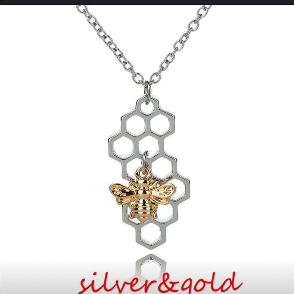 Honeybee necklace